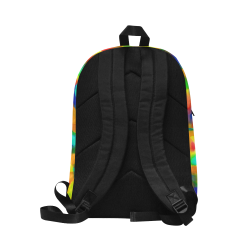 Colorful watercolors texture Unisex Classic Backpack (Model 1673)