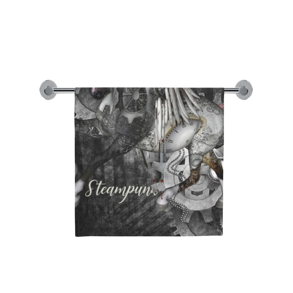 Aweswome steampunk horse with wings Bath Towel 30"x56"