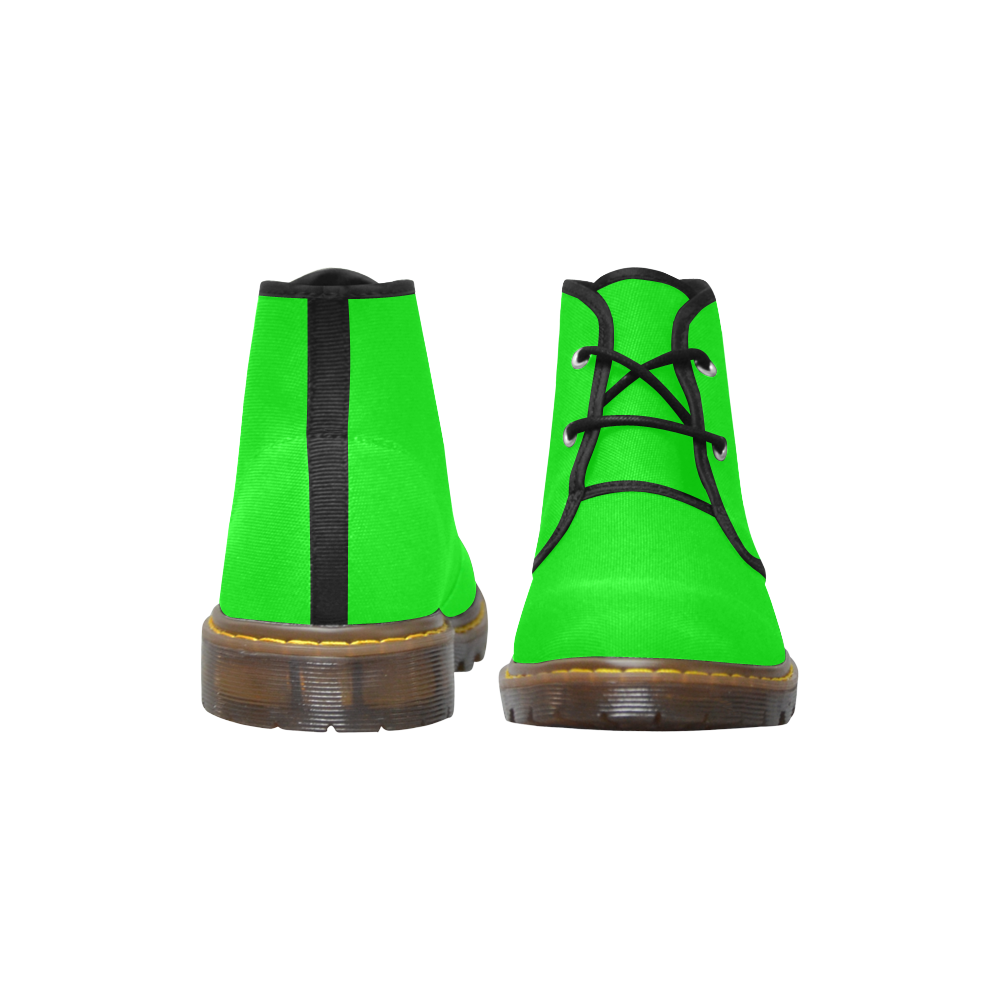Green Men's Canvas Chukka Boots (Model 2402-1)