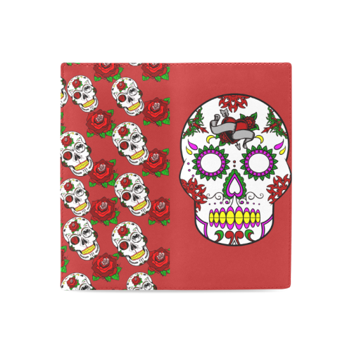 Sugar Sexy Skull Money Women's Leather Wallet (Model 1611)