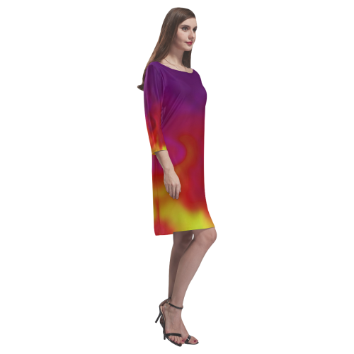 Fire Rhea Loose Round Neck Dress(Model D22)