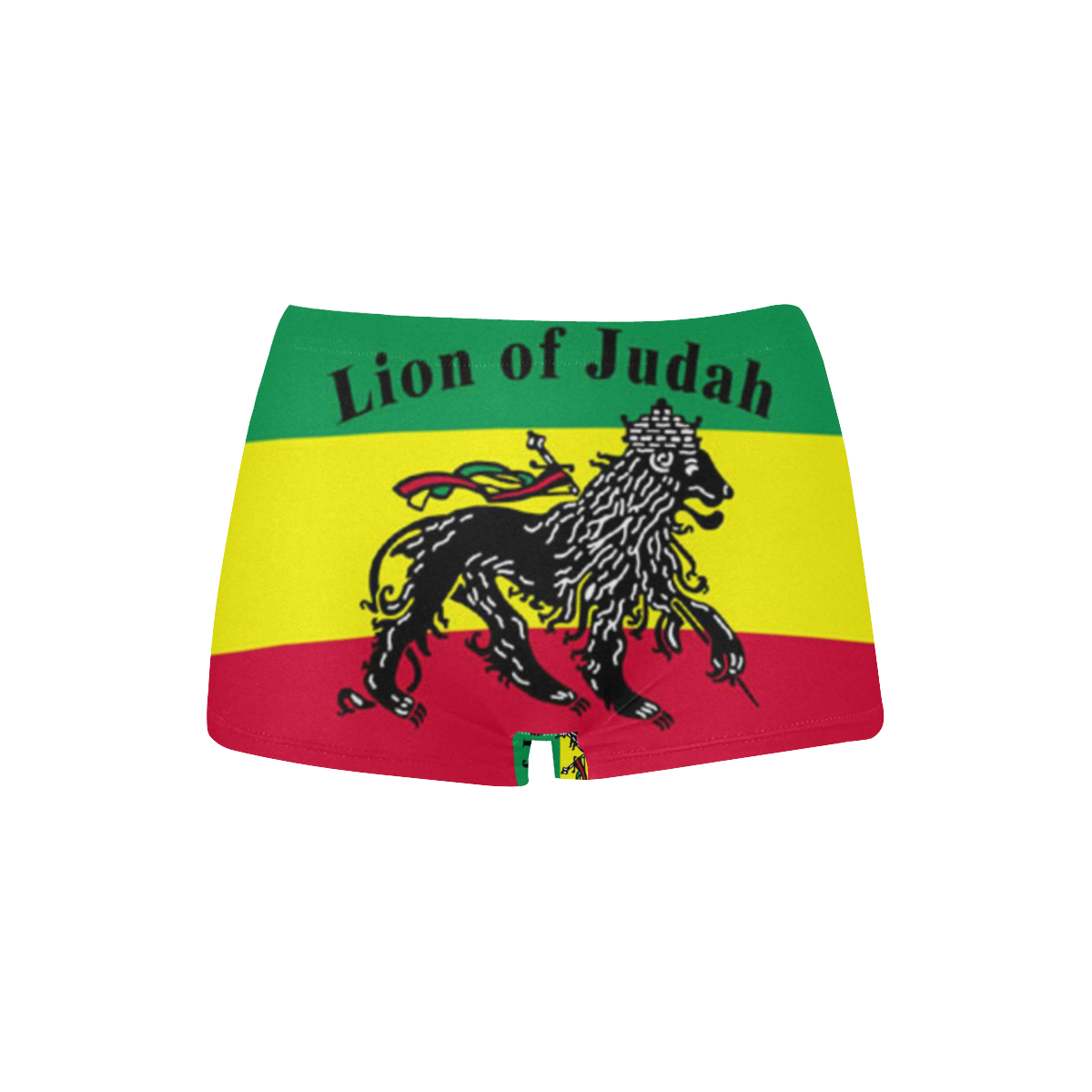 RASTA LION OF JUDAH Women's All Over Print Boyshort Panties (Model L31)