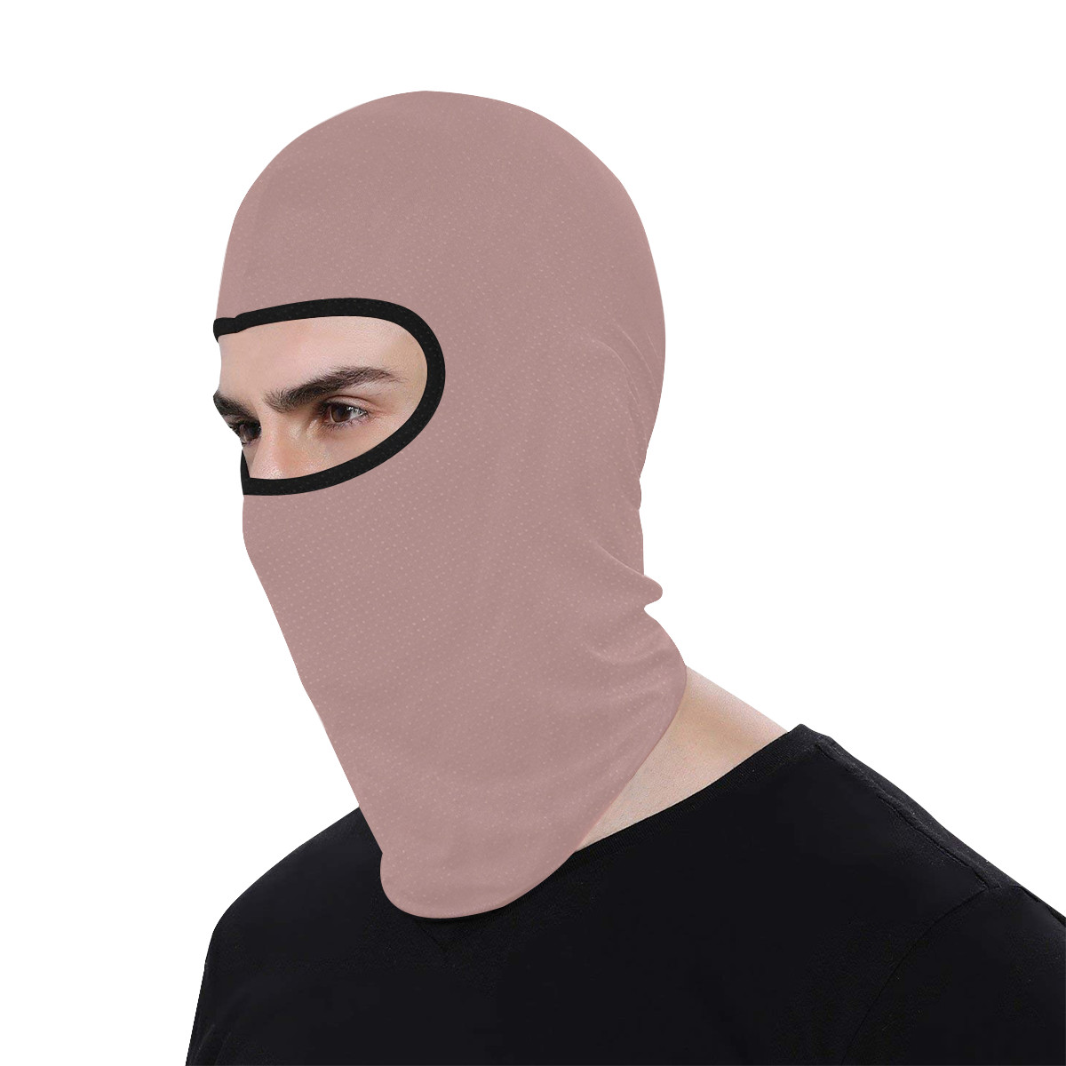 color rosy brown All Over Print Balaclava