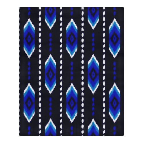 Blue Aztec 3-Piece Bedding Set