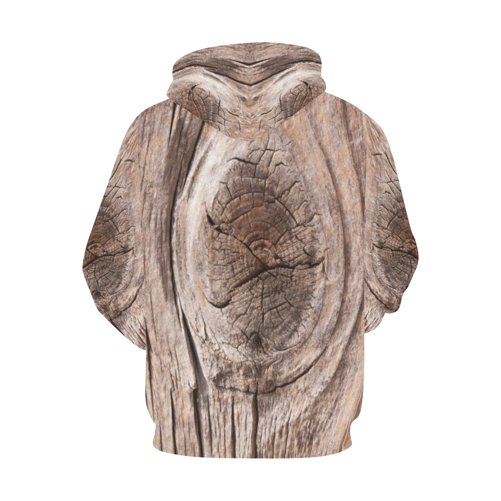 Old Oak All Over Print Hoodie for Men (USA Size) (Model H13)