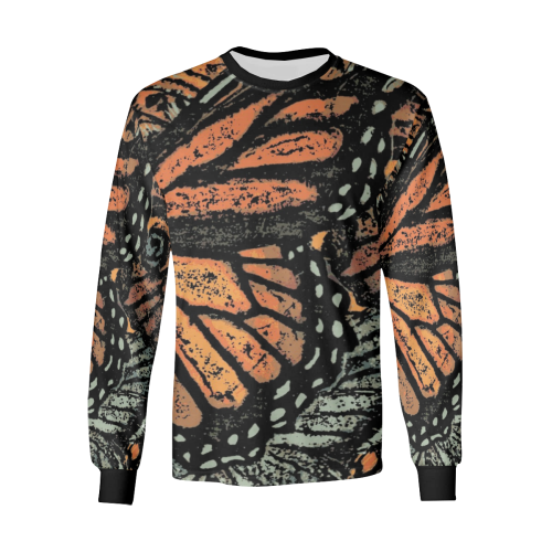 Monarch Collage Kids' All Over Print Long Sleeve T-shirt (Model T51)