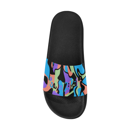 Seen_FlipFlops_Men LargeSize Men's Slide Sandals/Large Size (Model 057)