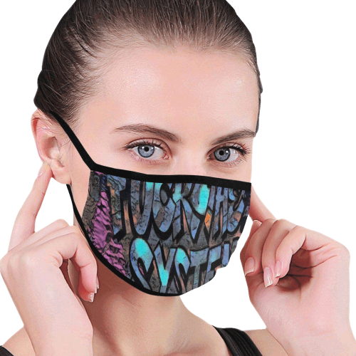 FUCK THE SYSTEM MASK Mouth Mask