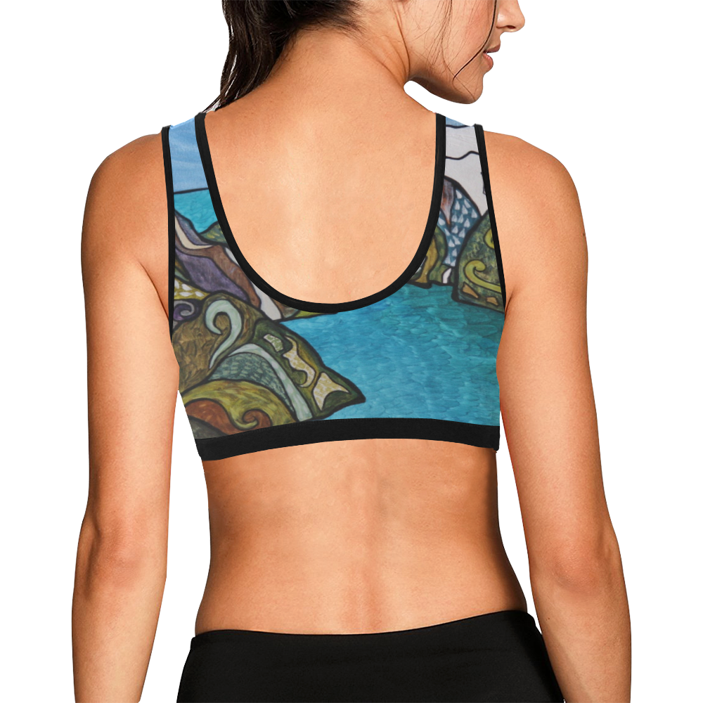 Beautifully Scarred Women's All Over Print Sports Bra (Model T52)