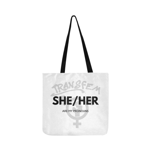 She/her transfem Reusable Shopping Bag Model 1660 (Two sides)