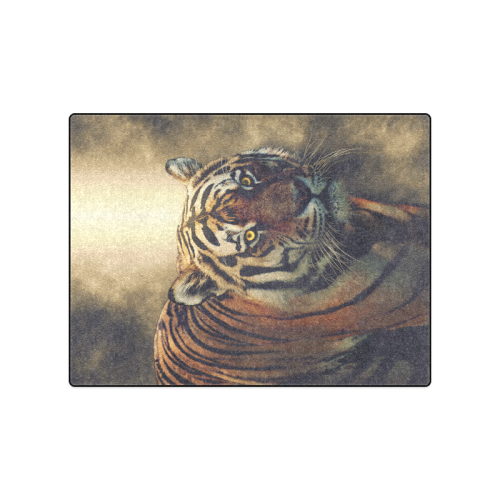 Tiger Tiger Eyes Burning Bright Blanket 50"x60"