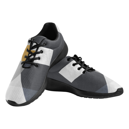 Espacios grises Women's Athletic Shoes (Model 0200)