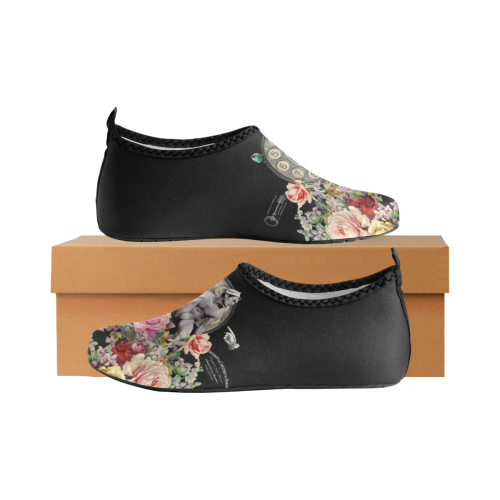 Nuit des Roses Revisited for Him Women's Slip-On Water Shoes (Model 056)
