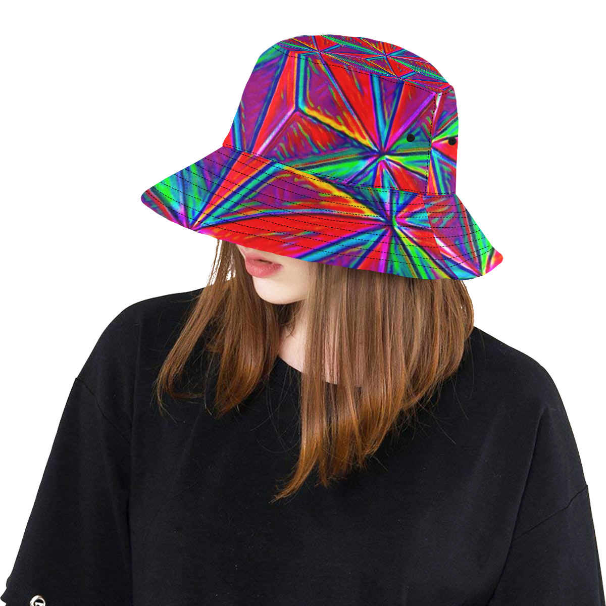 Vivid Life 1A by JamColors All Over Print Bucket Hat
