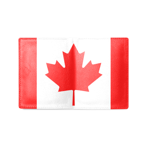 CANADA FLAG Men's Leather Wallet (Model 1612)