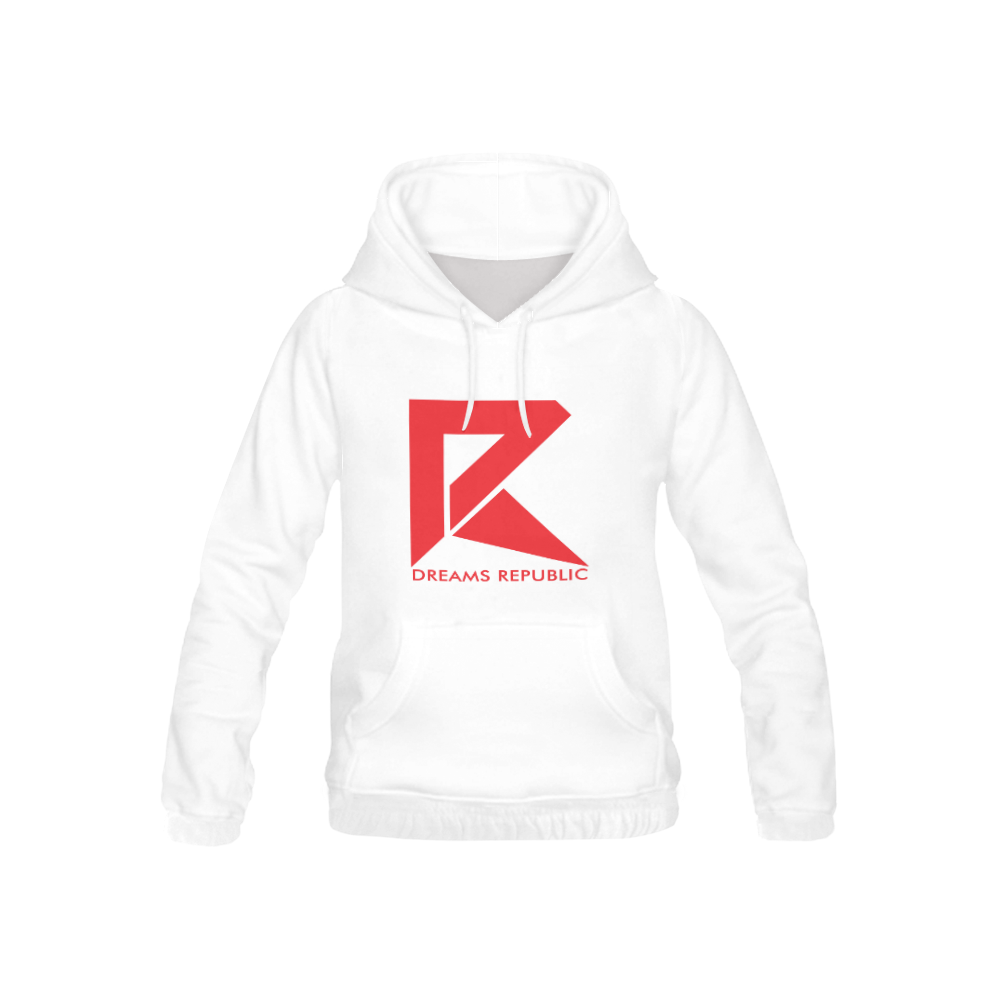 kids hoodie (Red & White) All Over Print Hoodie for Kid (USA Size) (Model H13)
