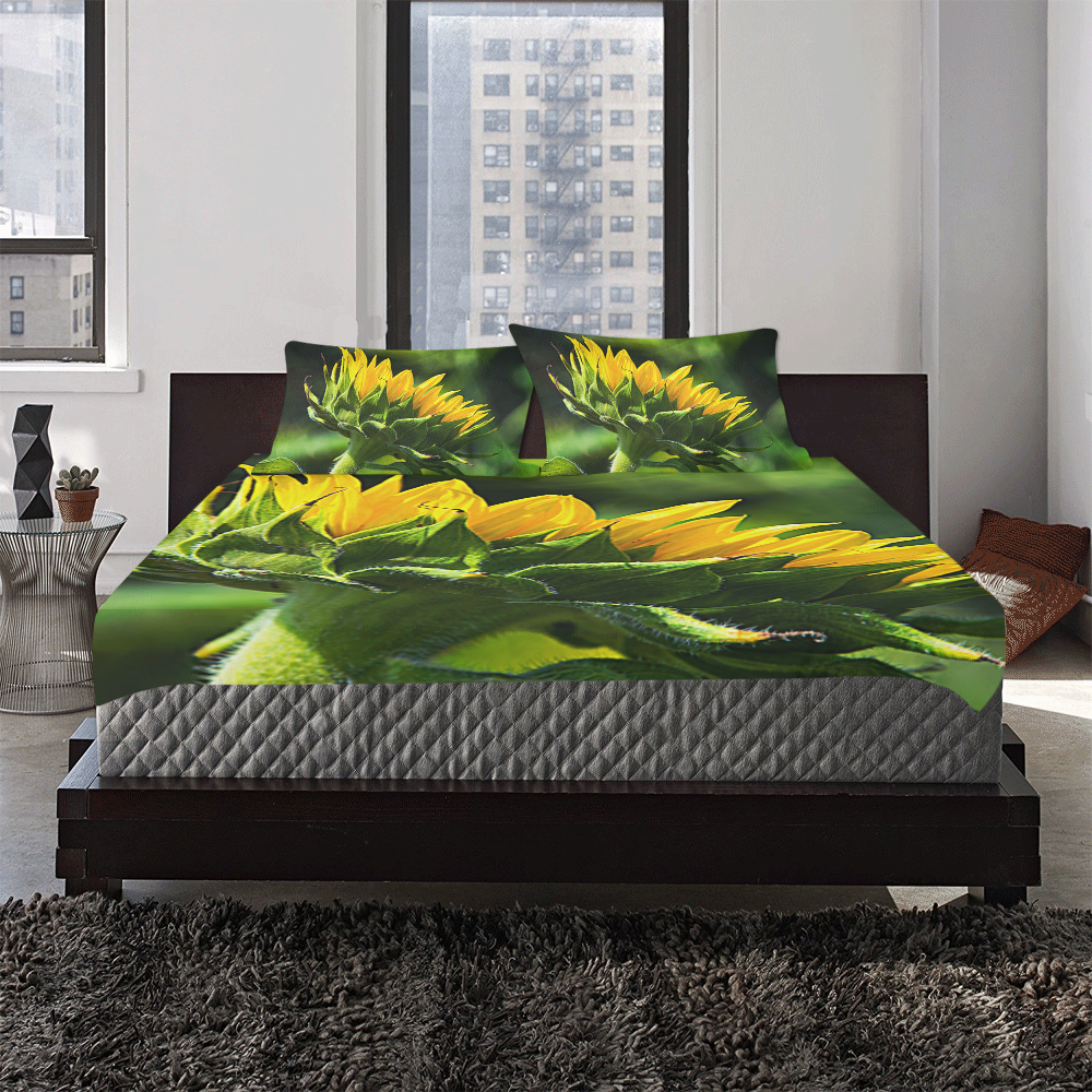 Sunflower New Beginnings 3-Piece Bedding Set