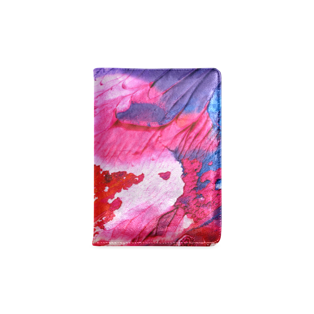 Red purple paint Custom NoteBook A5