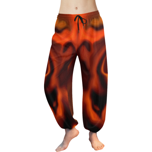 Autumn abstract Women's All Over Print Harem Pants (Model L18)