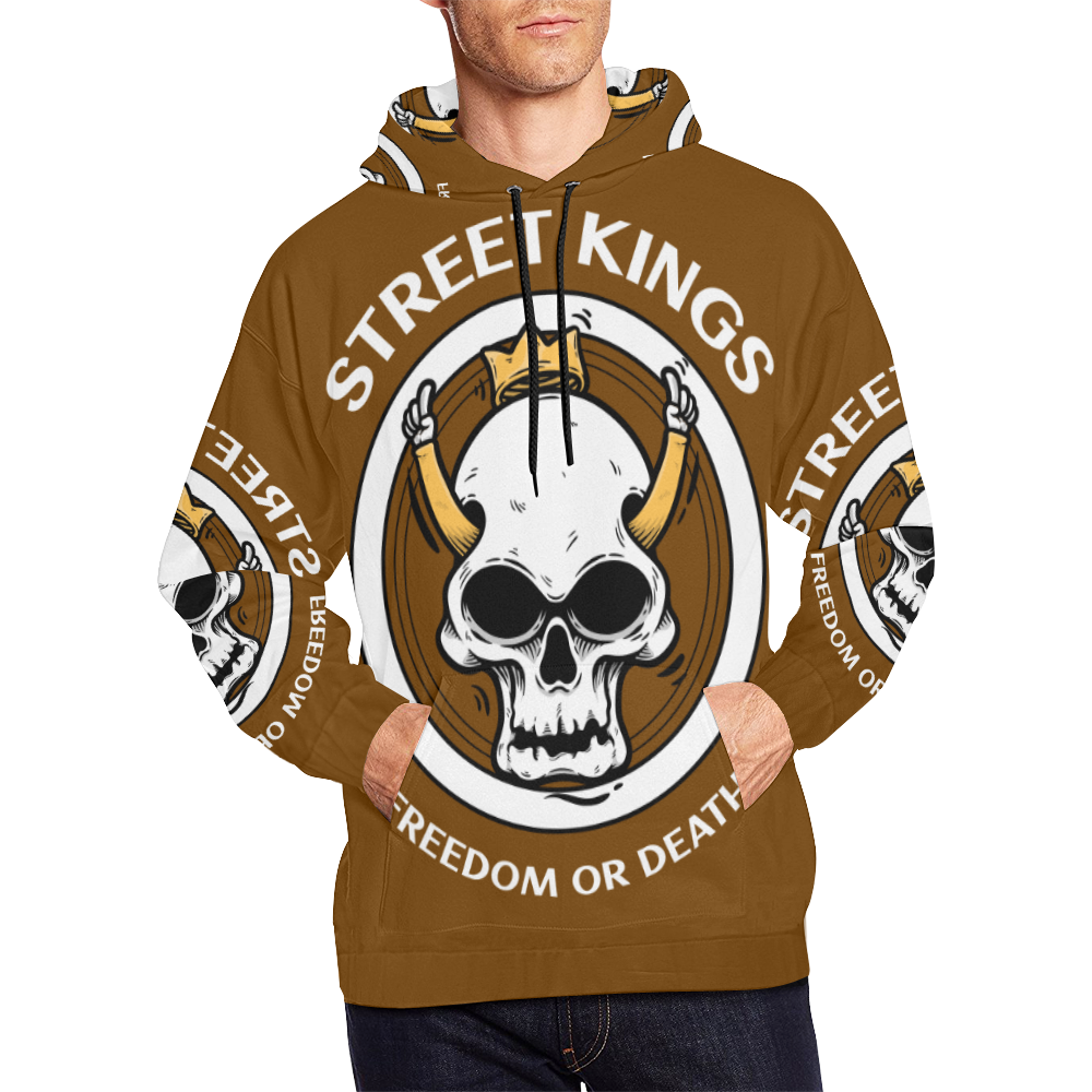 calavera street All Over Print Hoodie for Men (USA Size) (Model H13)