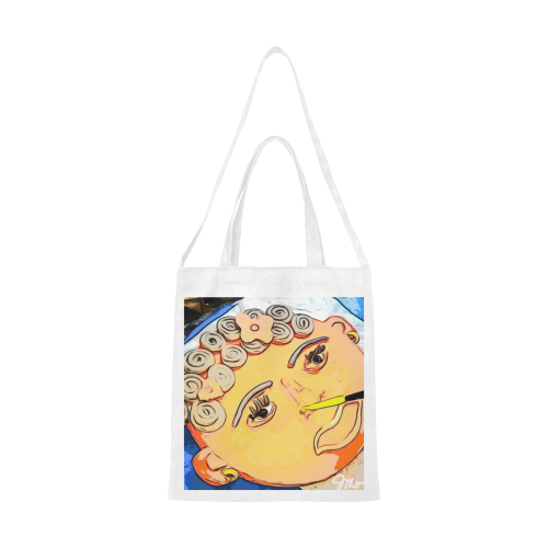 Face Of Love Canvas Tote Bag/Medium (Model 1701)