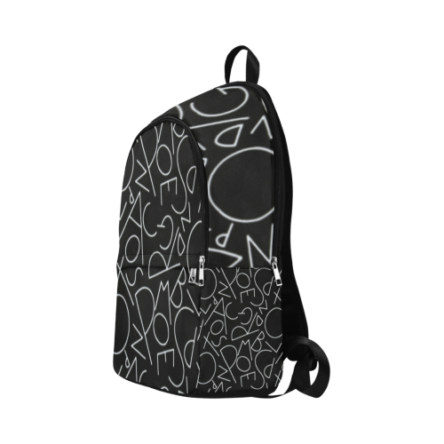 Alphabet BkPk Fabric Backpack for Adult (Model 1659)