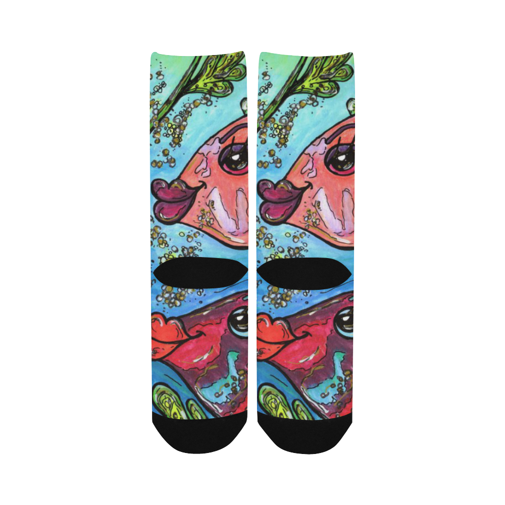 Bette and Joan  socks Custom Socks for Women