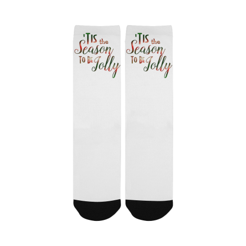 Christmas 'Tis The Season Custom Socks for Women