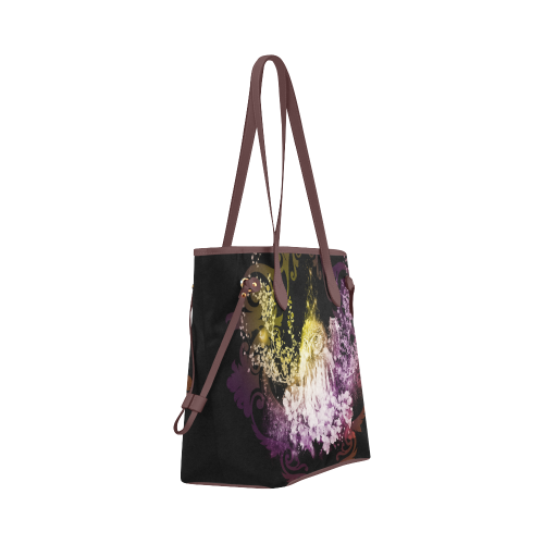 Colorful owls Clover Canvas Tote Bag (Model 1661)