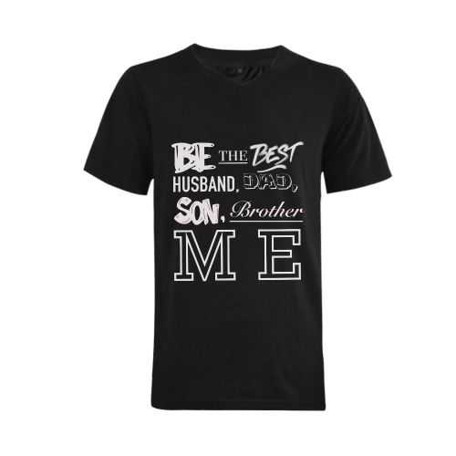 Be the best you can be Men's V-Neck T-shirt  Big Size(USA Size) (Model T10)