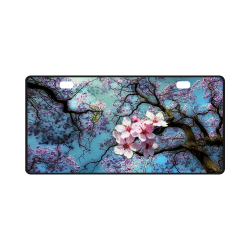 Cherry blossomL License Plate