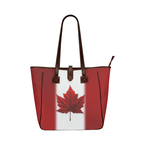 Canada Flag Art Tote Bags Classic Tote Bag (Model 1644)