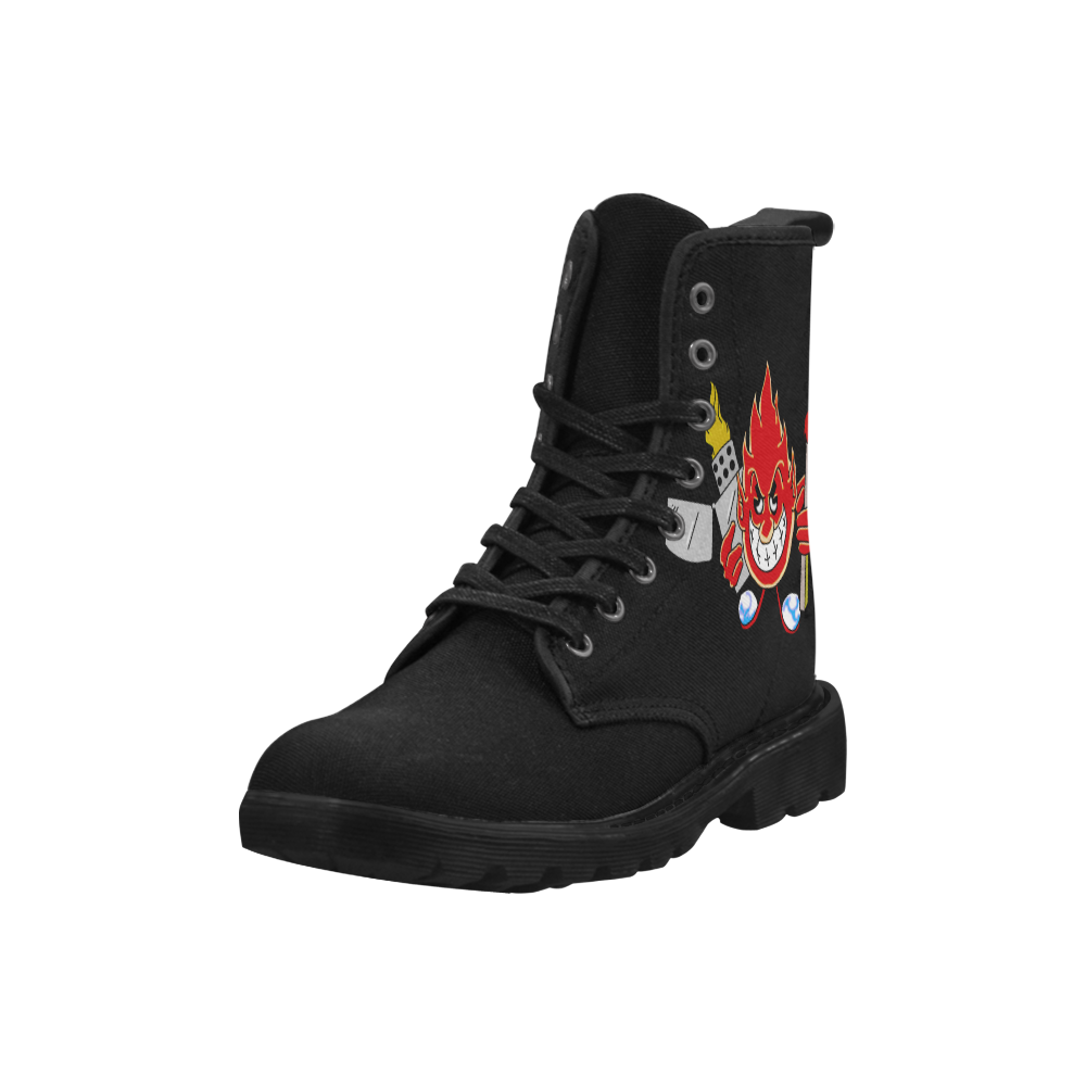 Firebug Phil ss Martin Boots for Men (Black) (Model 1203H)