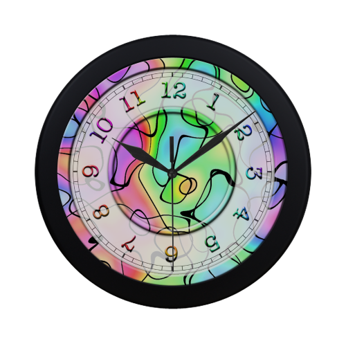 Squirlie Clock Circular Plastic Wall clock