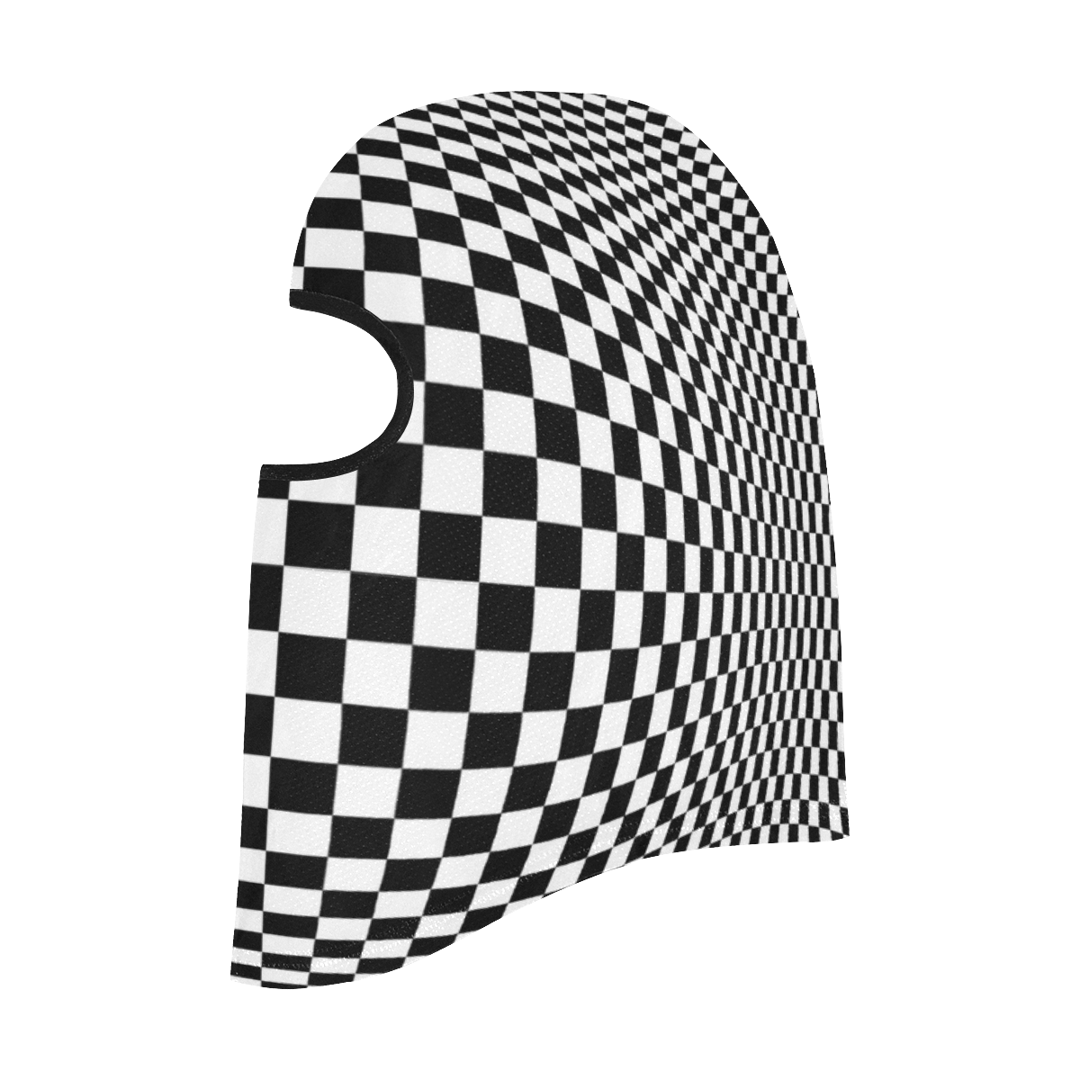 Illusion Checkers Chequers All Over Print Balaclava