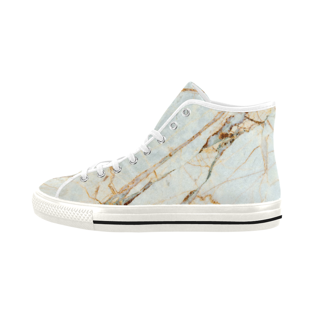 Marble Gold Pattern Vancouver H Women's Canvas Shoes (1013-1)