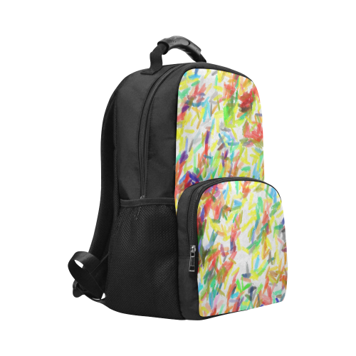 Colorful brush strokes Unisex Laptop Backpack (Model 1663)