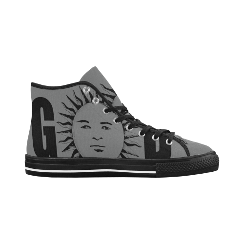 GOD Men Retros Dim Grey & Black Vancouver H Men's Canvas Shoes/Large (1013-1)