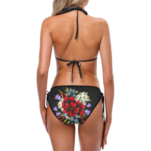 Bouquet Of Flowers Custom Bikini Swimsuit (Model S01)
