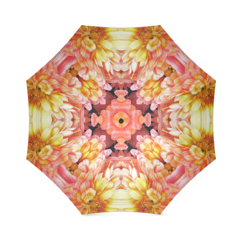 kal8_yelloworange_daisy Foldable Umbrella (Model U01)