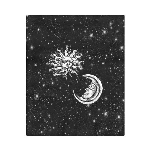 Mystic  Moon and Sun Duvet Cover 86"x70" ( All-over-print)