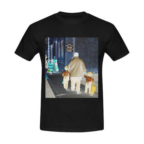 Ghosts roaming the street Men's T-Shirt in USA Size (Front Printing Only)