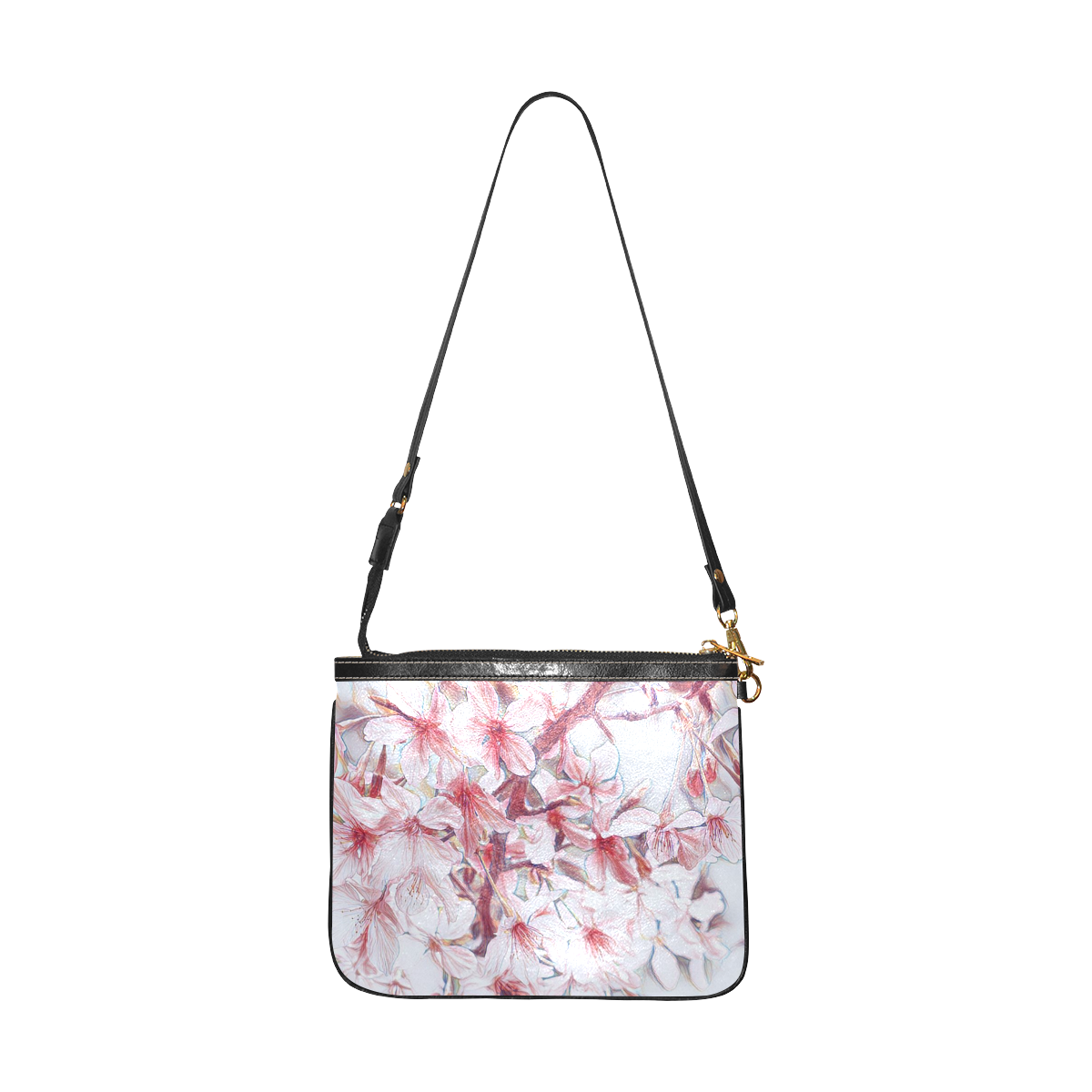 Delicate floral 118 by JamColors Small Shoulder Bag (Model 1710)