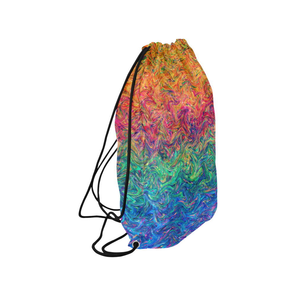 Fluid Colors G249 Small Drawstring Bag Model 1604 (Twin Sides) 11"(W) * 17.7"(H)