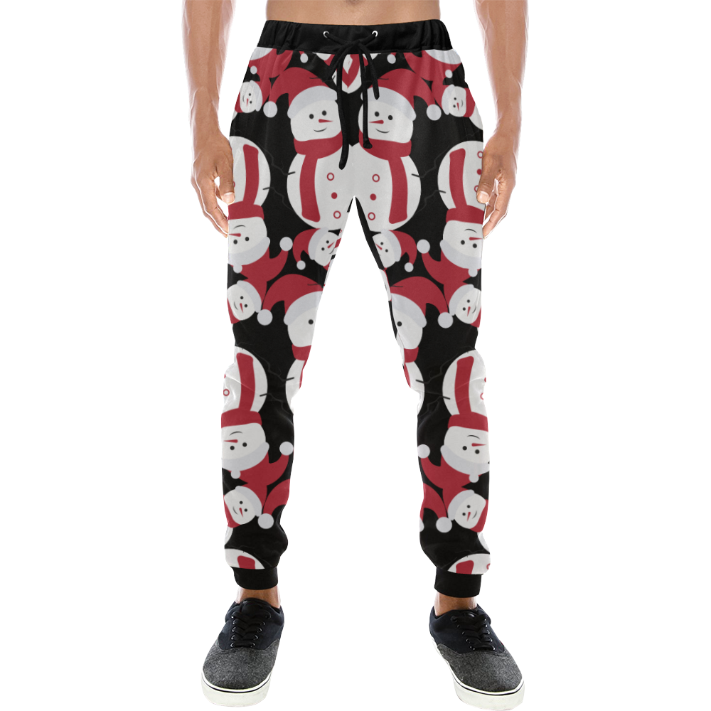 Snowman Men's All Over Print Sweatpants (Model L11)