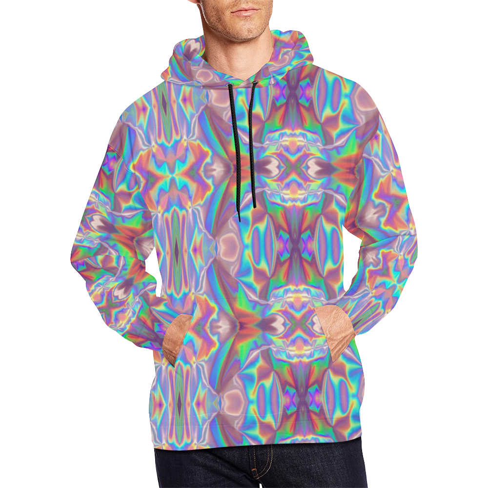 holo All Over Print Hoodie for Men (USA Size) (Model H13)