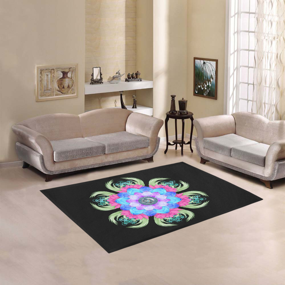 lotus-flower Area Rug 5'3''x4'