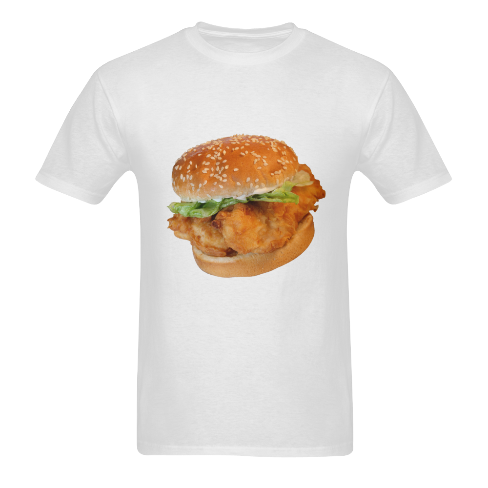 CHICKEN SANDWICH Men's T-Shirt in USA Size (Two Sides Printing)