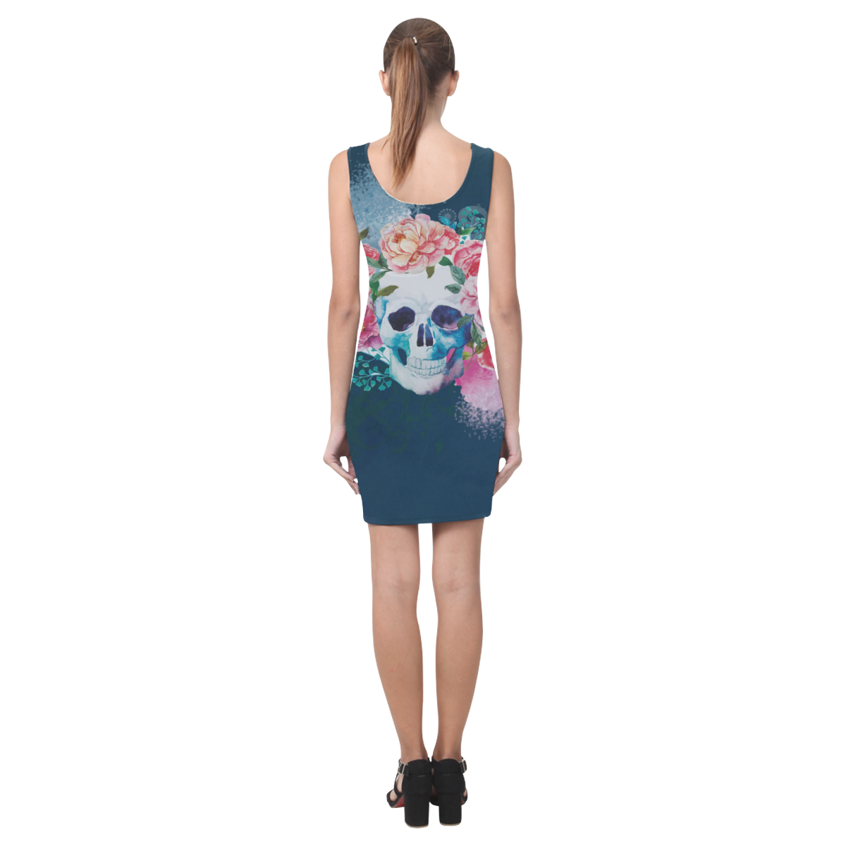 Amazing Hippie Skull Medea Vest Dress (Model D06)