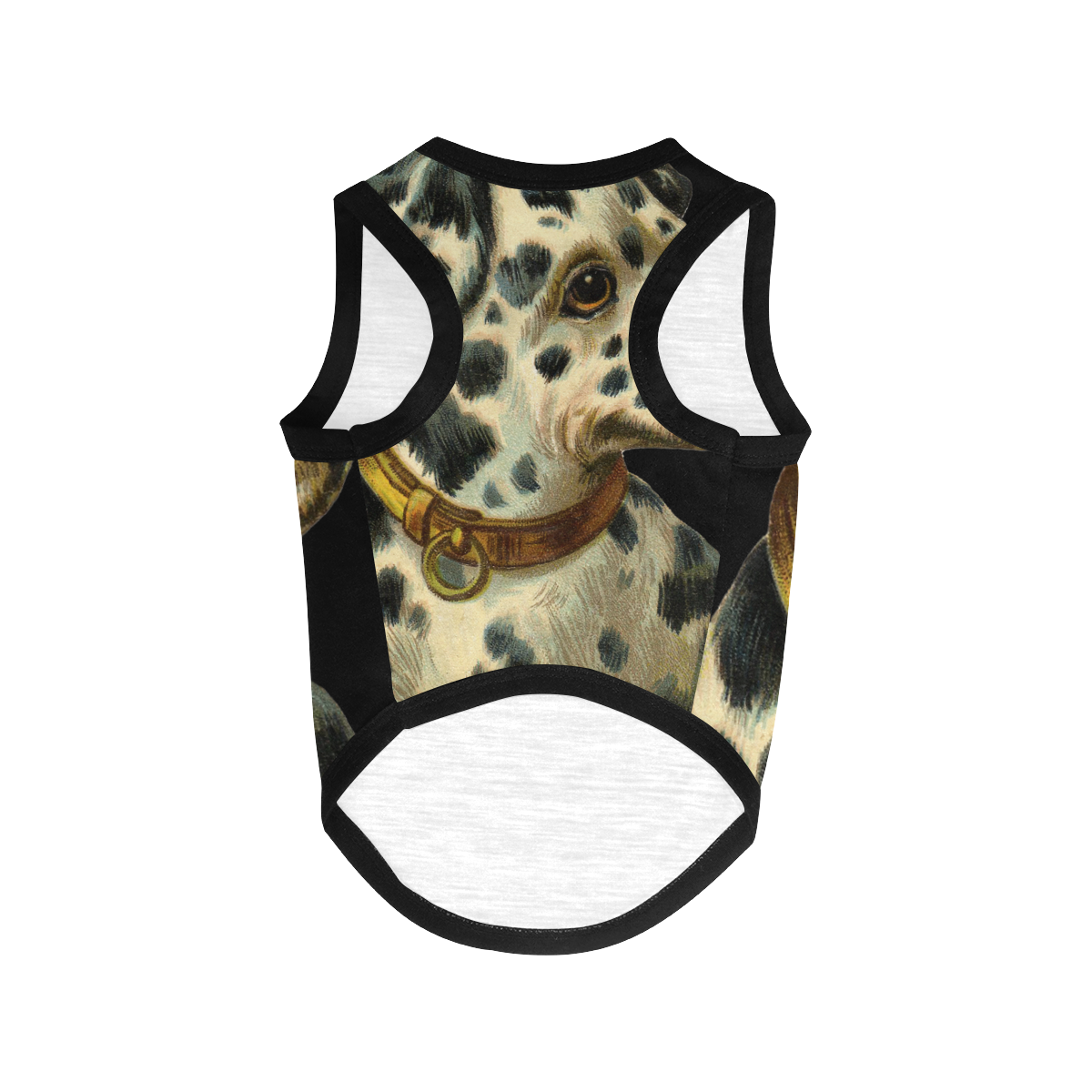 Vitange Dalmatian Tshirt All Over Print Pet Tank Top